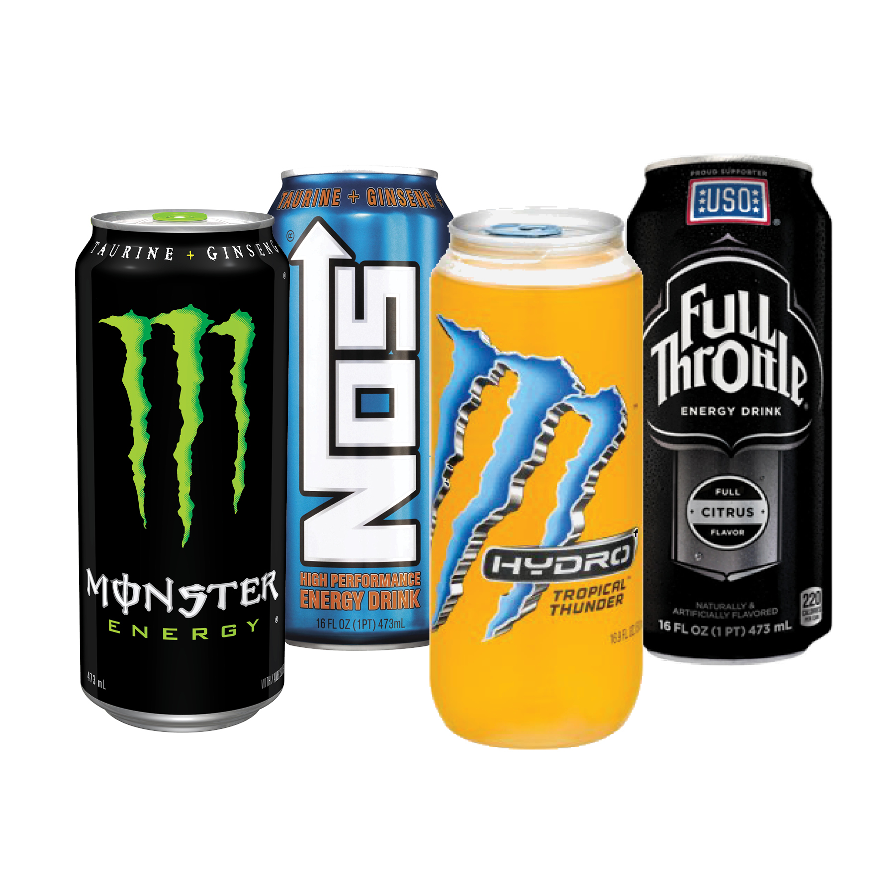 MIX & MATCH Monster, NOS, Full Throttle, Hydro 2 x 5 Gas King Oil